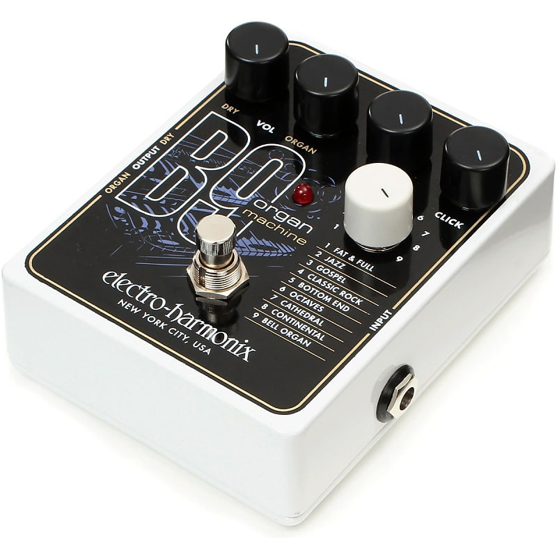 ElectroHarmonix B9 Organ Machine Guitar Effect Pedal Reverb