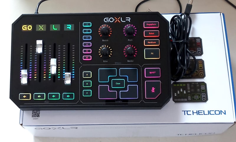 TC Helicon GoXLR, Go XLR, 4-Channel Mixer, Motorized Faders