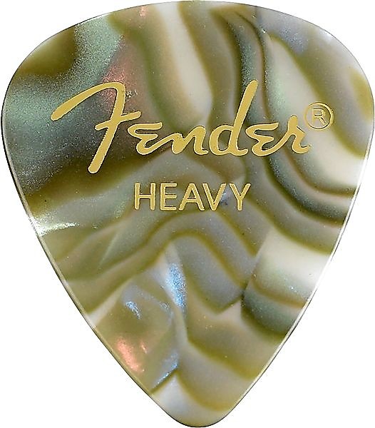 Fender 351 Shape Premium Picks, Heavy, Abalone, 144 Count 2016 image 1
