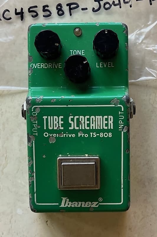 Ibanez TS-808 Tube Screamer 1980 - a very user friendly early example of  the famous Green Box !