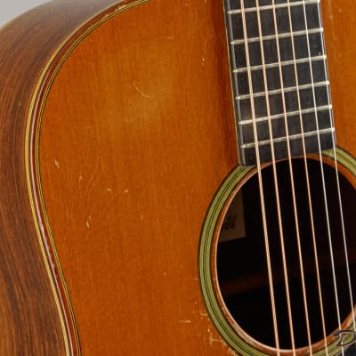 1971 David Russell Young Dreadnought, Indian Rosewood/Cedar image 8