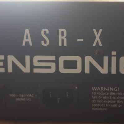 Ensoniq ASR-X Advanced Sampler / Resampler | Reverb
