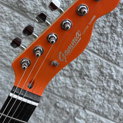 GAMMA Custom Electric Guitar TG24-03, 6-String Delta Star Model, Kona Orange image 10