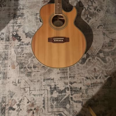 Epiphone PR-5E Acoustic/Electric Guitar with Florentine Cutaway 2010s - Natural for sale