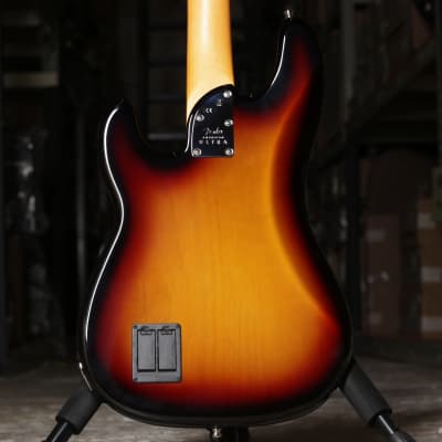 Fender American Ultra Precision Bass Guitar Ultraburst image 5