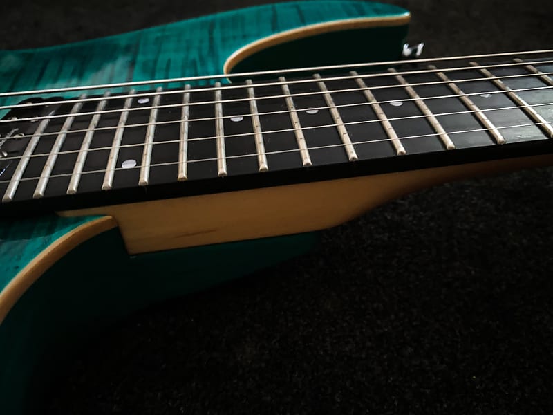 ESP Edwards E-MV-125 FR Maverick Black Turquoise Green - | Reverb