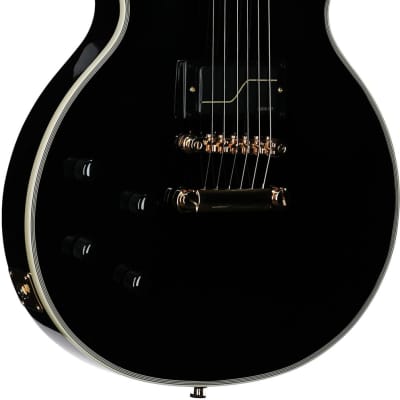 Epiphone Matt Heafy Les Paul Custom Origins Electric Guitar, Left-Handed (with Case), Ebony image 3