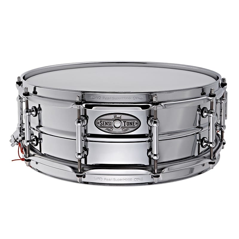 Pearl Sensitone Heritage Alloy 14x5 Beaded Steel Snare Drum