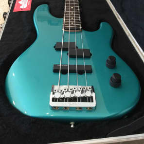 1993 Fender Precision Bass Plus Deluxe, Made in USA, Caribbean Mist, 2nd owner, Excellent Condition Bild 2
