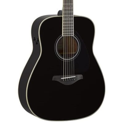 Yamaha FG-TA TransAcoustic Acoustic-Electric Guitar (Black) image 1