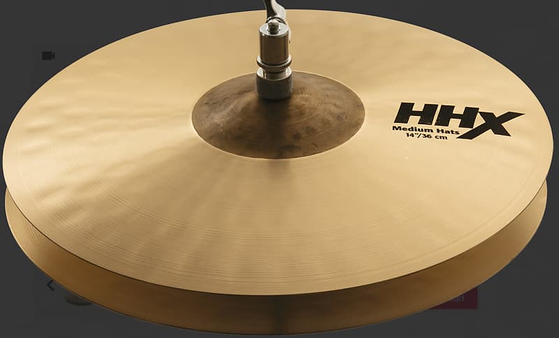 Sabian HHX 14” Medium Hi Hat Cymbals/Model # 11402XMN/Brand New image 1