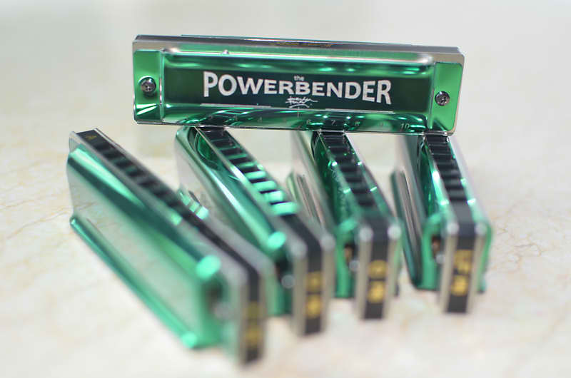 Brendan Power 10 Hole Power Bender Harmonica Key of C | Reverb