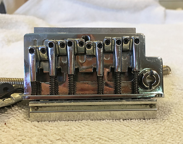 1983 1984 Fender Stratocaster Freeflyte Tremolo Bridge complete. Made in Germany by Schaller
