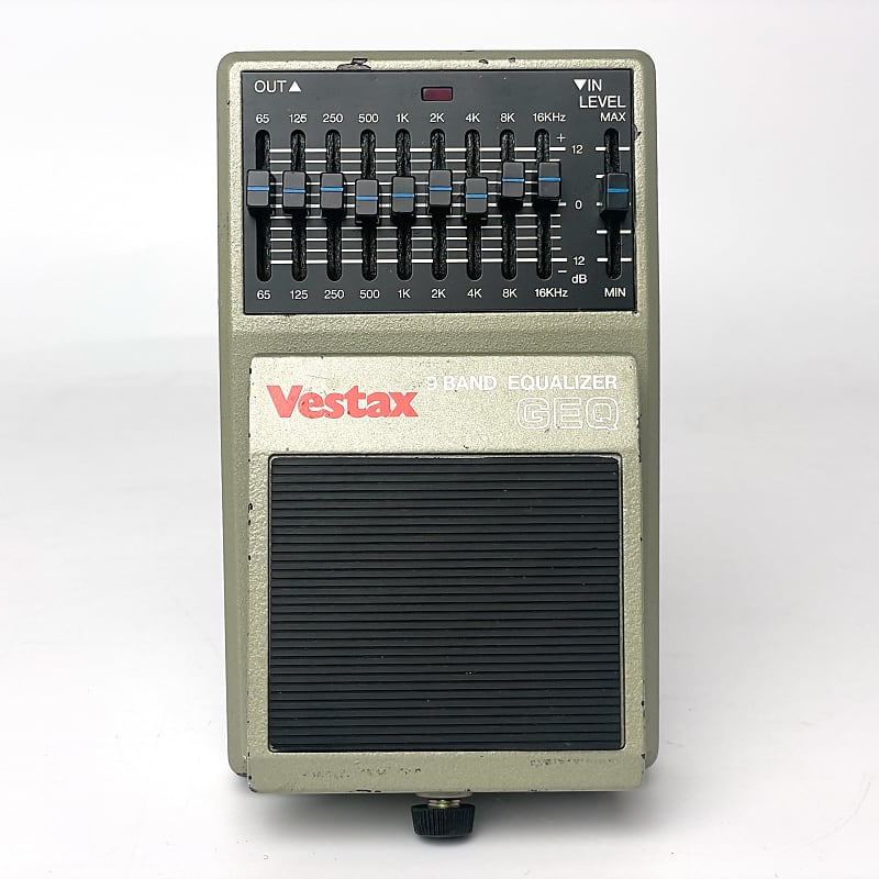 Vestax / GEQ 9 BAND EQUALIZER 日本製 Vestax GEQ 9 Band Equalizer Made in Japan Rare Vintage