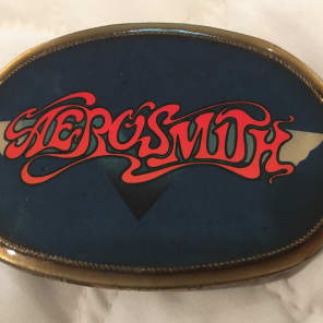 Aerosmith Vintage Belt Buckle 1976 Blue Pacifica image 1