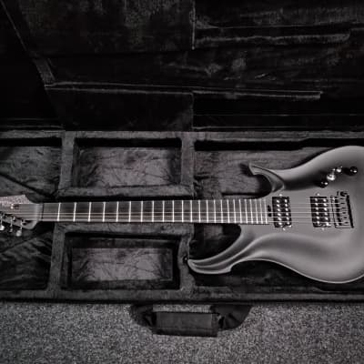 KOLOSS GT-4 Aluminum body Carbon fiber neck electric guitar Black image 1