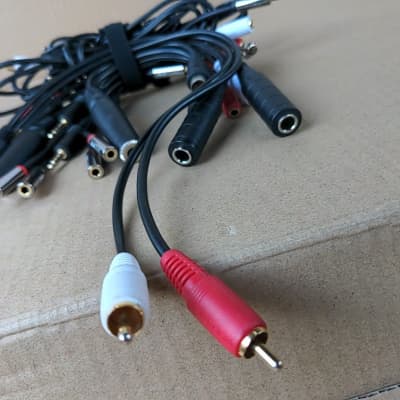 Bundle of 12 TS/TRS/RCA Adapters, Converters, Splitters, Stereo, Eurorack, Modular, Line-Level - Multiple Types image 18