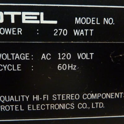 Rotel RA-713 Vintage Stereo Integrated Amplifier image 8