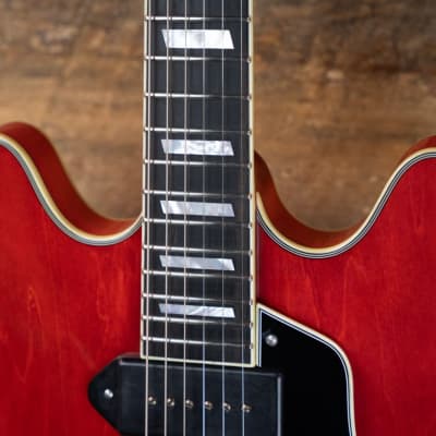 Eastman T64/TV-T-RD Thinline Electric Antique Red w/ Trapeze image 4