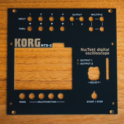 NTS-2 Eurorack Conversion Faceplate Kit for Korg Nu:Tekt digital Oscilloscope (Black) image 7
