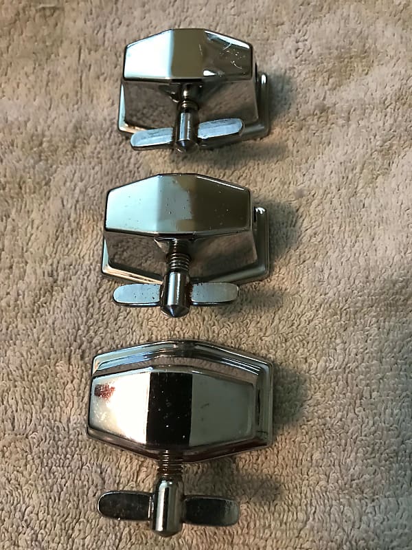 Pearl Floor Tom Leg Brackets, 1 7/8" hole spacing for 3/8" Reverb