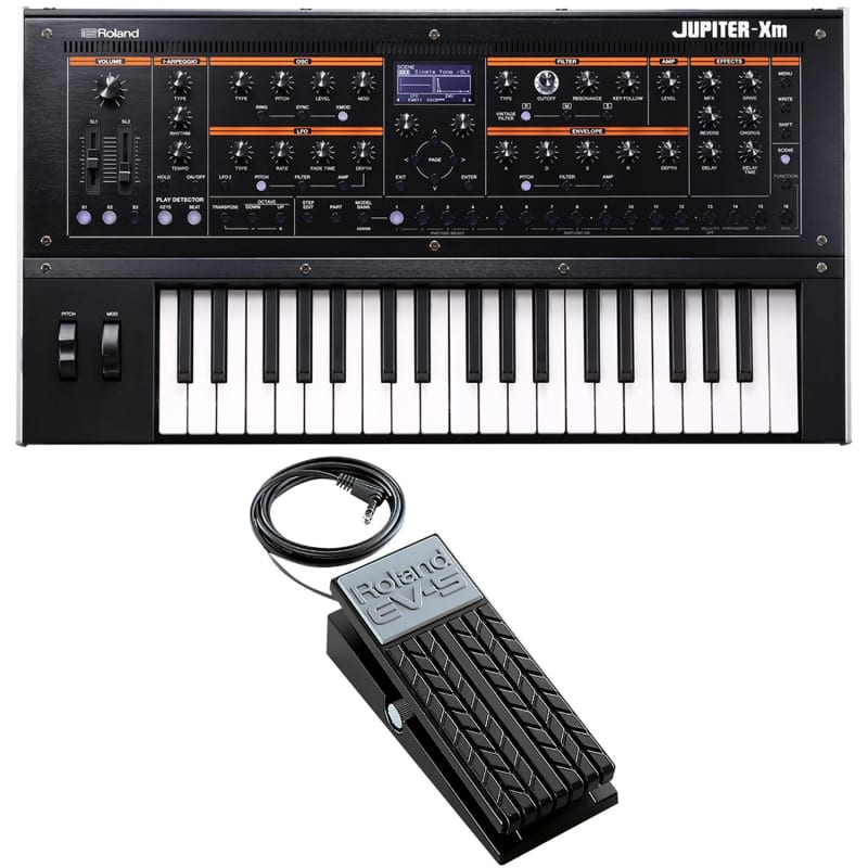 Roland Jupiter-Xm 37-Key Portable Synthesizer w/ EV-5