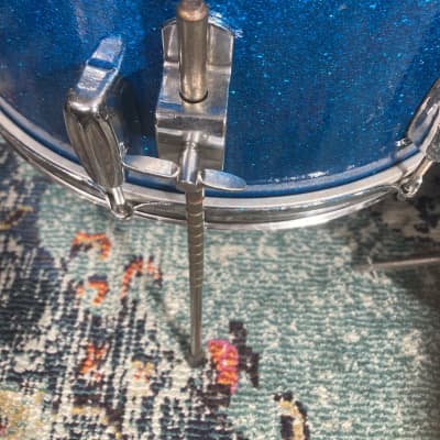 Rogers Hal Blaine's Original "Tommy Sands" Drum Set. Authenticated!! 1950s - Blue Sparkle image 16