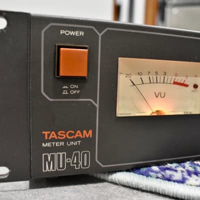 TASCAM MU-40 Rackmount 4x VU Meter (VERY RARE) | Reverb