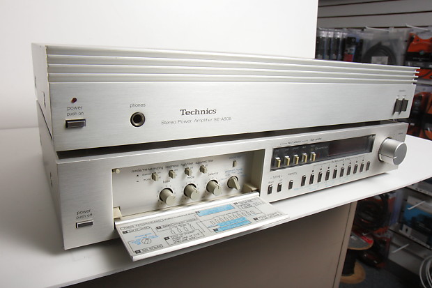 Technics SE-A808 Vintage Stereo Power Amplifier #083 and