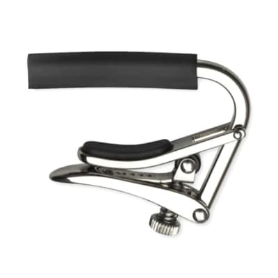 Shubb Capo Deluxe Steel String Guitar Fits Most Acoustic & Electric Stainless Steel S1 image 1