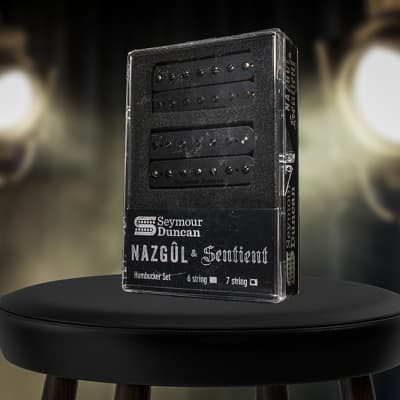 Seymour Duncan Nazgul / Sentient 7 String Pickup Set Black 11108-96-B7 image 1