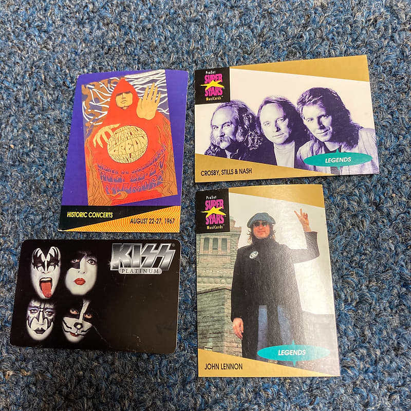 Music Trading Card Lot Reverb