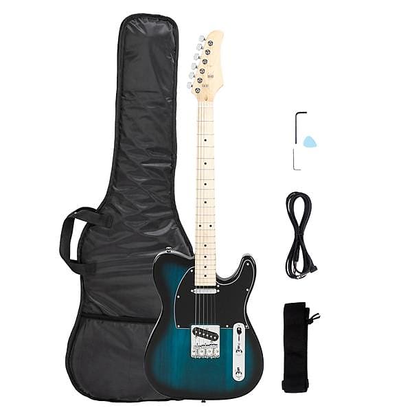 GTL Beginner Electric Guitar SS Pickup Blue image 1