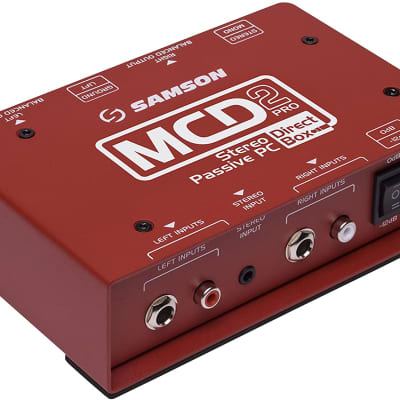 Samson MCD2 Pro Stereo Passive PC Direct Box image 3
