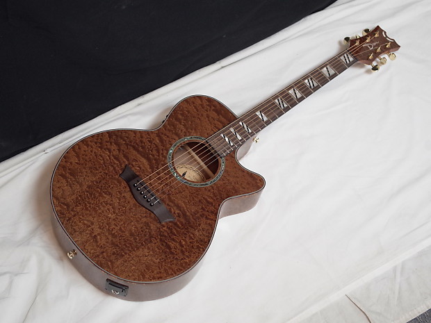 Dean PE QMAH Performer Quilt Mahogany Acoustic-Electric Guitar Natural image 1