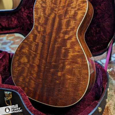 Fairbanks F-20 Gold Sparkle OO Acoustic Guitar Sitka / Figured Mahogany w/HSC image 6