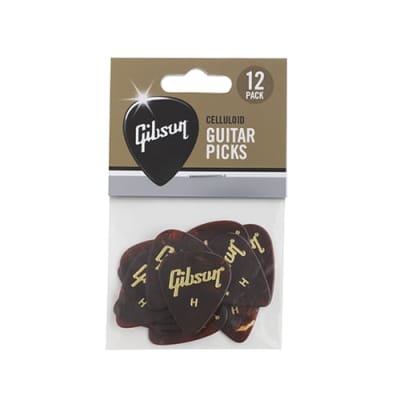 Gibson Celluloid Guitar Packs - 12 Pack - Heavy for sale