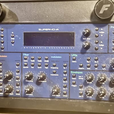 Novation Supernova Polyphonic Rackmount Synthesizer 1998 - Blue