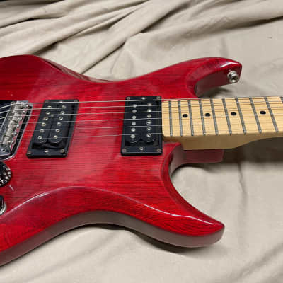 Vantage Avenger AV325 AV-325 HH Doubecut Electric Guitar MIJ Made In Japan - Red image 5