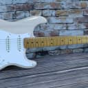 Squier Classic Vibe 50’s Stratocaster Electric Guitar  - Transparent White Blonde Body & Maple Neck