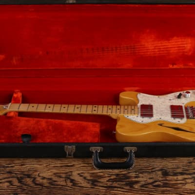 1973 Fender Telecaster Thinline Natural image 11
