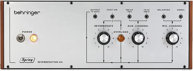 Behringer Model 636 Spring Reverb Unit | Reverb