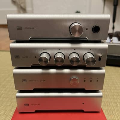 Schiit Eitr Modi 2U Loki Magni 3 Stack Headphone Amp DAC EQ USB SPDIF Converter Silver Reverb