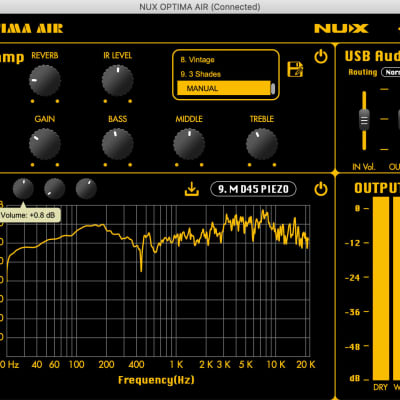 Nux Optima Air / IR NAI-5 Verdugo Series Acoustic Simulator Preamp Guitar Pedal image 9