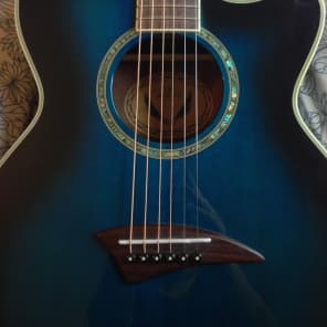 Blue dean acoustic hotsell guitar