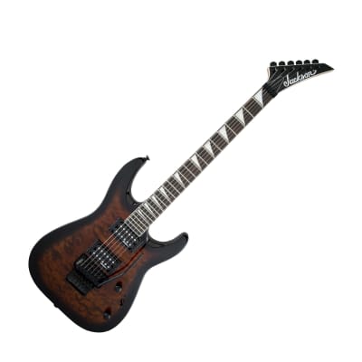 Jackson JS32Q JS Series Dinky Archtop Electric Guitar, Dark Sunburst w/Amaranth Fingerboard image 1