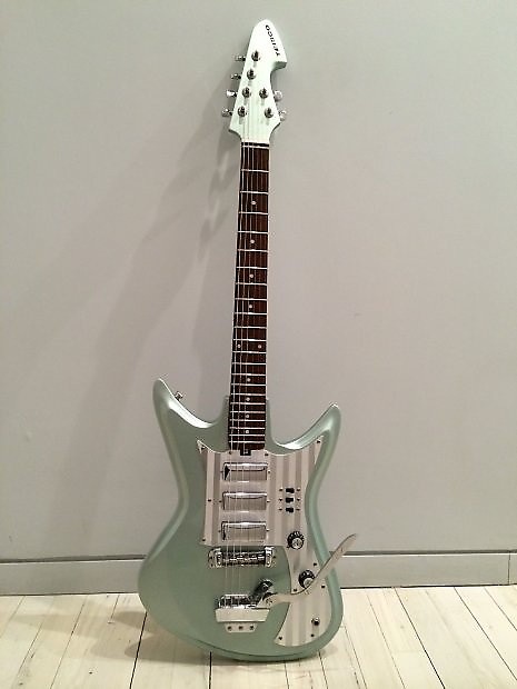 【公式サイト】正規ブランド品通販 '90s/'00s Reissue Sharkfin K-56 Teisco Pearl Metallic Green 弦楽器、ギター