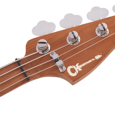 Charvel Pro-Mod San Dimas PJ IV 4-String Bass Guitar, Caramelized Maple Fingerboard, Mystic Blue image 4