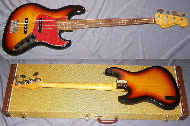 Fender Jazz Bass RARE Medium scale! 1999 Sunburst image 1