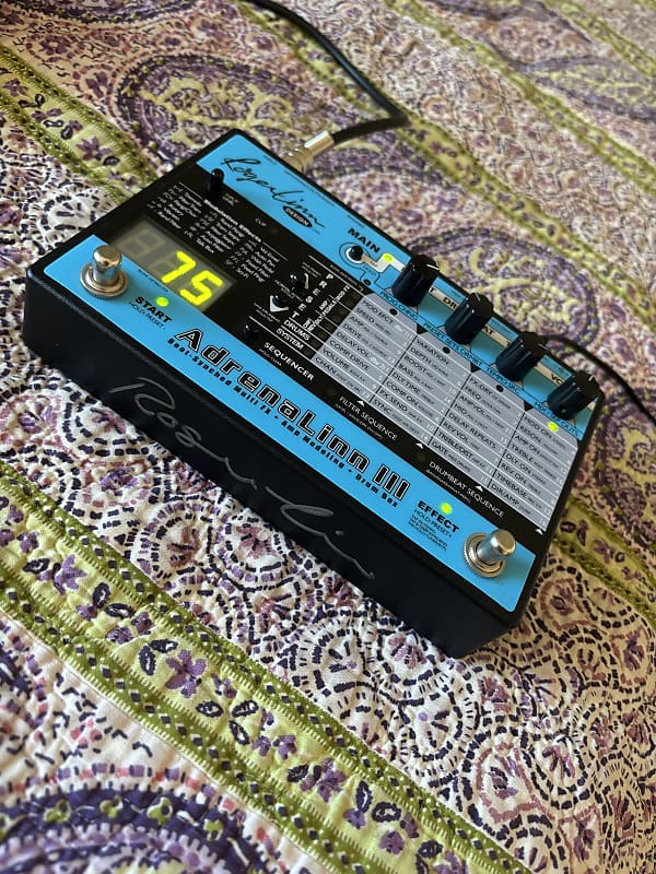 Roger Linn AdrenaLinn III Blue 2010s | Reverb